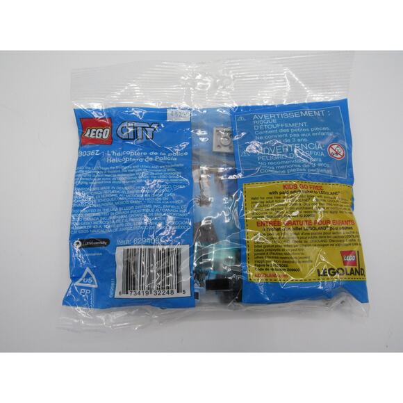 NEW Sealed LEGO City Police Helicopter 39 Pieces Set #30367 Polybag 2020 Retired - Picture 6 of 12